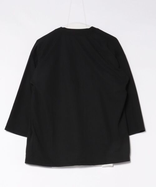 m.f.editorial（エムエフエディトリアル）の「アンサンブル 2枚 セット メンズ 半端袖 カーディガン & 半袖 Tシャツ ゆったり オーバーサイズ カウラ/Kaule（アンサンブル・メンズ・ブルー/ブラック/ライトグレー・X-LARGE/MEDIUM/LARGE）」の4枚目の写真