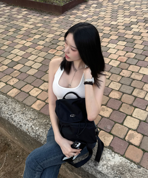 PIMADAZIWIN（ピマダジウィン）の「Signature Logo Mini Backpack [Black]（バックパック/リュック・レディース・その他・FREE）」の7枚目の写真