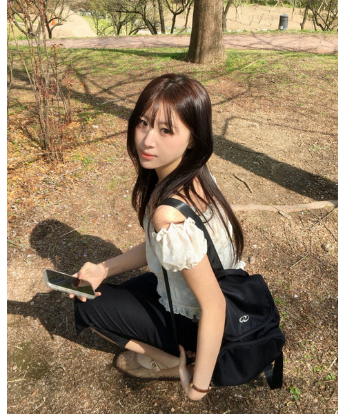 PIMADAZIWIN（ピマダジウィン）の「Signature Logo Mini Backpack [Black]（バックパック/リュック・レディース・その他・FREE）」の2枚目の写真