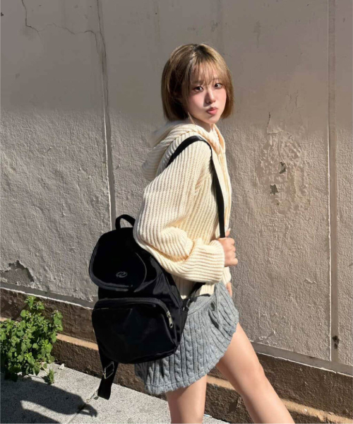 PIMADAZIWIN（ピマダジウィン）の「Signature Logo Mini Backpack [Black]（バックパック/リュック・レディース・その他・FREE）」の12枚目の写真