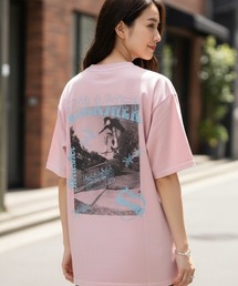 Back Print Pigment S/S T-SHIRTS//THRASHER スラッシャー バックプリント ピグメント加工 半袖Tシャツ オーバーサイズ スケートフォト ワンポイントロゴ ヴィンテージライク