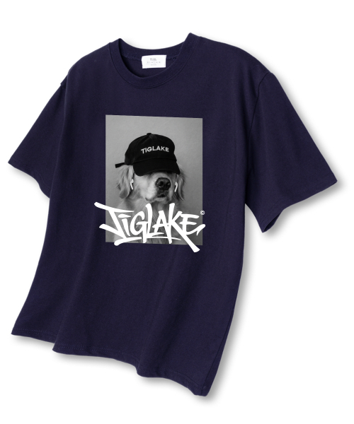 TI.GLAKE(ティーグレイク)の「ドンボデルミドク オーバーサイズ 半袖Tシャツ ネイビー(Tシャツ/カットソー・メンズ・その他・LARGE/X-LARGE/XX-LARGE)」の1枚目の写真