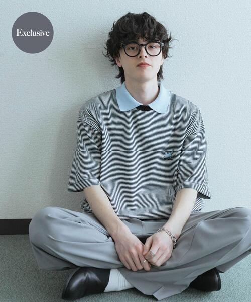 SENSE OF PLACE by URBAN RESEARCH(センスオブプレイスバイアーバンリサーチ)の「『別注』Ben Lenovitz×SENSE OF PLACE SHORT-SLEEVE T-SHIRTS(Tシャツ/カットソー・メンズ・ブラック系その他/グレー/ブラック/ホワイト・LARGE/MEDIUM)」の3枚目の写真