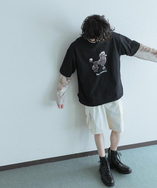 SENSE OF PLACE by URBAN RESEARCH(センスオブプレイスバイアーバンリサーチ)の「『別注』Ben Lenovitz×SENSE OF PLACE SHORT-SLEEVE T-SHIRTS(Tシャツ/カットソー・メンズ・ブラック系その他/グレー/ブラック/ホワイト・LARGE/MEDIUM)」の18枚目の写真