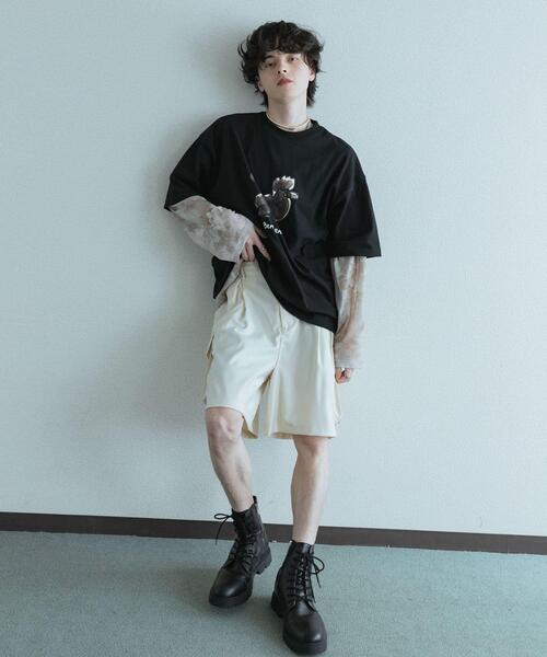 SENSE OF PLACE by URBAN RESEARCH(センスオブプレイスバイアーバンリサーチ)の「『別注』Ben Lenovitz×SENSE OF PLACE SHORT-SLEEVE T-SHIRTS(Tシャツ/カットソー・メンズ・ブラック系その他/グレー/ブラック/ホワイト・LARGE/MEDIUM)」の19枚目の写真