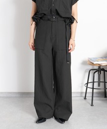 〈セットアップ対応〉速乾・涼感 リサイクルポリサッカーワークトラウザー