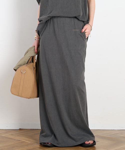 AMERICANA(アメリカーナ)の「【AMERICANA/アメリカーナ】別注EASY SKIRT(スカート・レディース・ボルドー/ブラック系その他・36/38)」の1枚目の写真