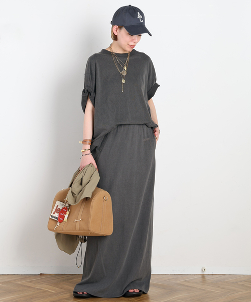AMERICANA(アメリカーナ)の「【AMERICANA/アメリカーナ】別注EASY SKIRT(スカート・レディース・ボルドー/ブラック系その他・36/38)」の22枚目の写真