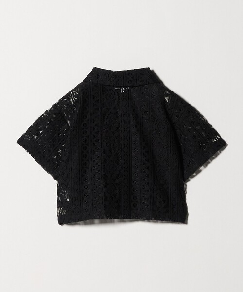 green label relaxing(グリーンレーベルリラクシング)の「レース シャツ タンクトップセット / キッズ 100cm-130cm(シャツ/ブラウス・キッズ・オフホワイト/ブラック・130cm/110cm/120cm/100cm)」の6枚目の写真
