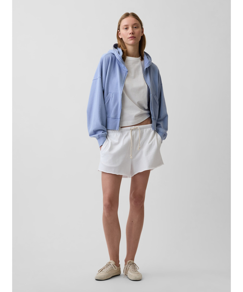 GAP(ギャップ)の「オーバーサイズ シアー シーム Tシャツ(Tシャツ/カットソー・レディース・ホワイト/ブラック・XS/M/S/L/XL/XXS)」の4枚目の写真