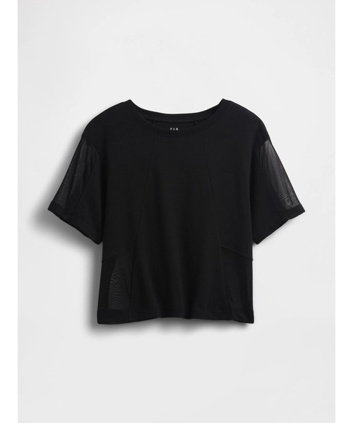 GAP(ギャップ)の「オーバーサイズ シアー シーム Tシャツ(Tシャツ/カットソー・レディース・ホワイト/ブラック・XS/M/S/L/XL/XXS)」の10枚目の写真