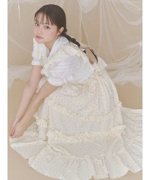merry jenny(メリージェニー)の「フリルカラーパフブラウス(シャツ/ブラウス・レディース・ピンク/オフホワイト/チャコールグレー/ブルー・FREE)」の14枚目の写真