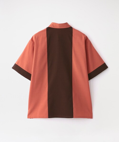 LOVELESS(ラブレス)の「ブロッキングショートスリーブシャツ(シャツ/ブラウス・メンズ・オフホワイト/ブラック/ブラウン系その他3/ネイビー・M/L)」の18枚目の写真
