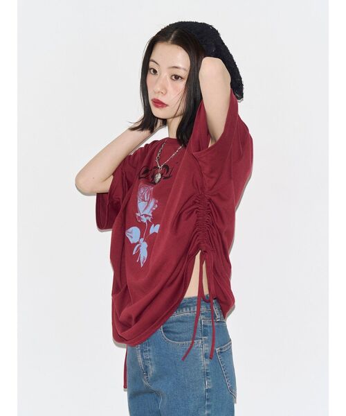 jouetie(ジュエティ)の「パターンフリルドッキングフレアデニム(デニムパンツ・レディース・ブルー/ブラック・SMALL/MEDIUM)」の3枚目の写真