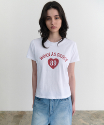 Dance half tee (white)