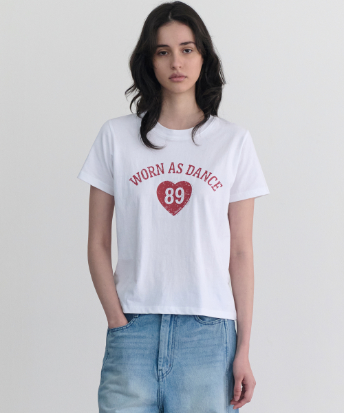 ANDNEEDS(アンドニーズ)の「Dance half tee (white)(Tシャツ/カットソー・レディース・その他・FREE)」の4枚目の写真