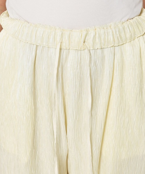 BABYLONE(バビロン)の「プリーツイージーワイドパンツ<セットアップ対応>(その他パンツ・レディース・ブラック/オフホワイト・フリー)」の5枚目の写真