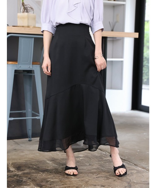 fifth(フィフス)の「【aya223_bセレクト】裾シアードッキングマーメイドスカート(スカート・レディース・ライトグレー/ブラック/ライトベージュ・XS/M)」の14枚目の写真