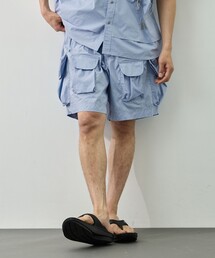 and wander | 【and wander/アンドワンダー】multi pocket short pants(その他パンツ)