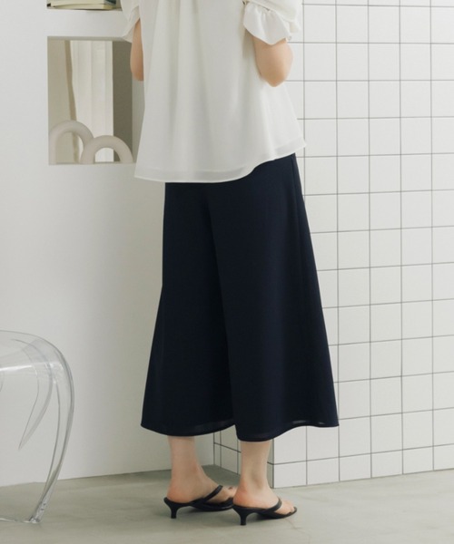 Sono（ソーノ）の「【SONO/ソーノ】【Breeze flow cloth】キュロットパンツ（その他パンツ・レディース・ネイビー/ブラック・2/1）」の11枚目の写真