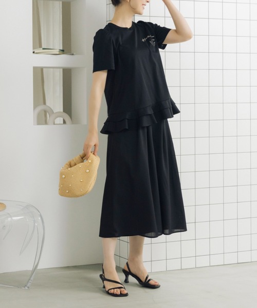 Sono（ソーノ）の「【SONO/ソーノ】【Breeze flow cloth】キュロットパンツ（その他パンツ・レディース・ネイビー/ブラック・2/1）」の16枚目の写真