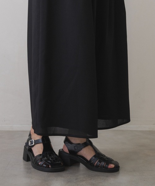 Sono（ソーノ）の「【SONO/ソーノ】【Breeze flow cloth】キュロットパンツ（その他パンツ・レディース・ネイビー/ブラック・2/1）」の7枚目の写真