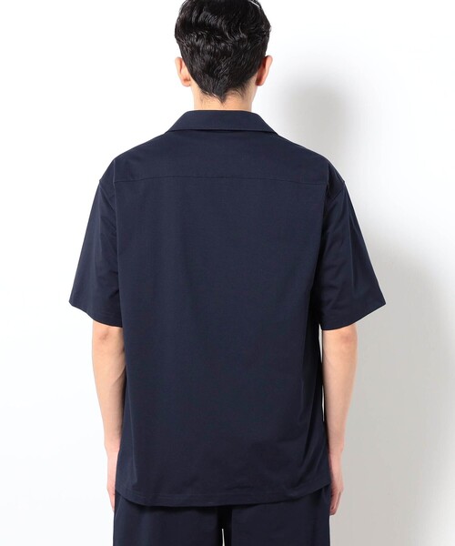 Grand PARK(グランドパーク)の「DOTMESH オープンカラーシャツ(シャツ/ブラウス・メンズ・ブラック/ネイビー/ブラウン・M/L)」の5枚目の写真