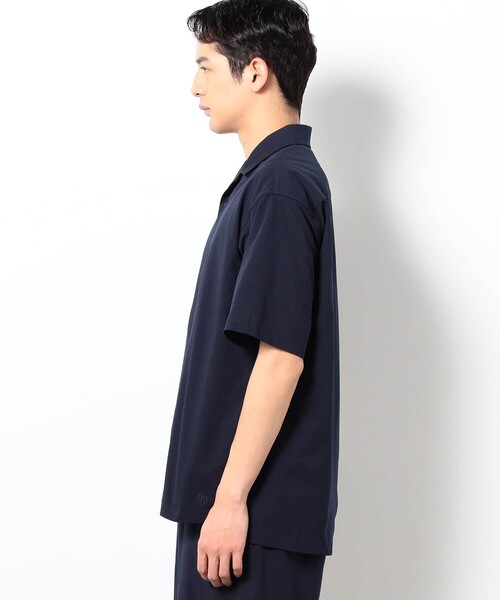 Grand PARK(グランドパーク)の「DOTMESH オープンカラーシャツ(シャツ/ブラウス・メンズ・ブラック/ネイビー/ブラウン・M/L)」の6枚目の写真