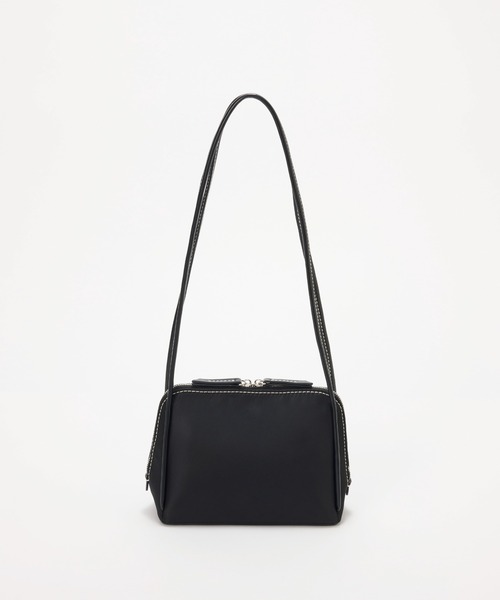 EFOLE（エフォル）の「Nylon conbi mini bag/ ナイロンコンビミニバッグ（ショルダーバッグ・レディース・ブラック/ベージュ・FREE）」の4枚目の写真