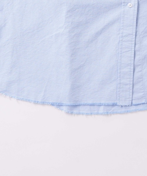 WHYTO.(ホワイト)の「「WHYTO. / ホワイト」oxford volume blouse(シャツ/ブラウス・レディース・サックスブルー/オフホワイト・36/38)」の21枚目の写真