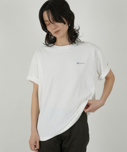 crinkle crinkle crinkle（クリンクルクリンクルクリンクル）の「【LA PEAU DE GEM】sequel tee/シークエルT（Tシャツ/カットソー・レディース・ホワイト・FREE）」の4枚目の写真