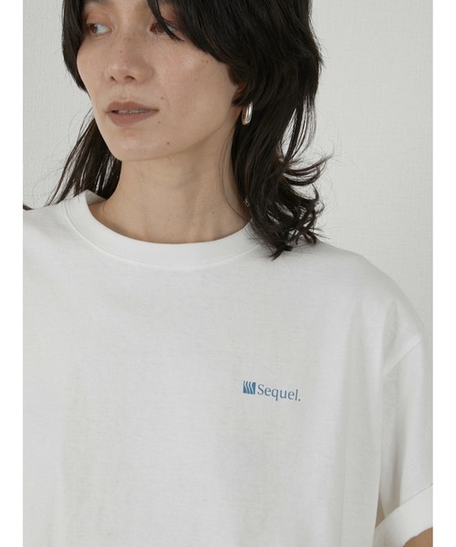 crinkle crinkle crinkle（クリンクルクリンクルクリンクル）の「【LA PEAU DE GEM】sequel tee/シークエルT（Tシャツ/カットソー・レディース・ホワイト・FREE）」の5枚目の写真