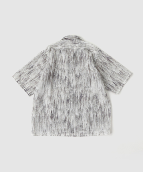 417 EDIFICE(フォーワンセブンエディフィス)の「迷迭香 / マンネンロウ MESH H/S SHIRT(シャツ/ブラウス・メンズ・ホワイト/ブラック・3)」の3枚目の写真