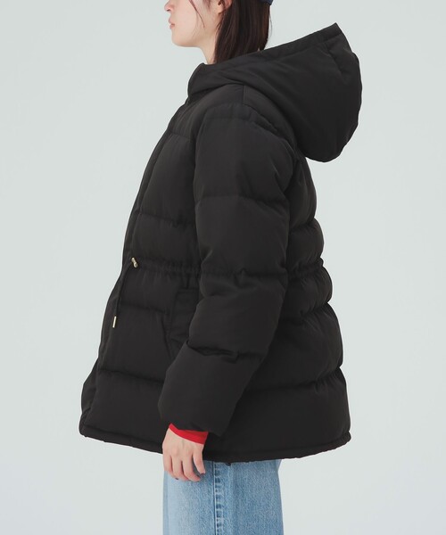 BEAMS HEART(ビームスハート)の「河田フェザー ミドル ダウンコート(ダウンジャケット/コート・レディース・ブラウン/ブラック・SMALL/MEDIUM)」の14枚目の写真
