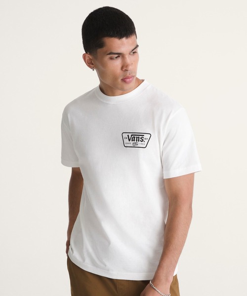 VANS(バンズ)の「ニューパッチ Tシャツ / Knu Patch SS Tee White VN000WU8WHT1(Tシャツ/カットソー・メンズ・ホワイト・LARGE/MEDIUM/X-LARGE/XX-LARGE/SMALL)」の3枚目の写真