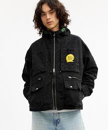 コーチ　ブルゾン　ジャンパー　レディース COACH｜コーチ（レディース）のブルゾン（ブラック/黒色系・その他総柄