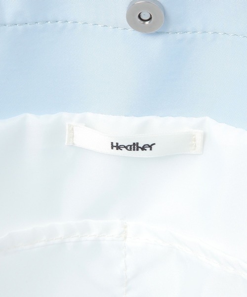 Heather(ヘザー)の「2WAYナイロンリボンBAG 878923(トートバッグ・レディース・ブルー/アイボリー・ONE SIZE)」の14枚目の写真