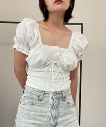 AMAIL（アマイル）の「Puff Crop Blouse（シャツ/ブラウス）」
