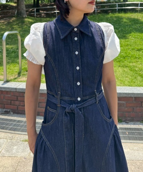 AMAIL(アマイル)の「Puff Crop Blouse(シャツ/ブラウス・レディース・ホワイト/ブラック・FREE)」の16枚目の写真