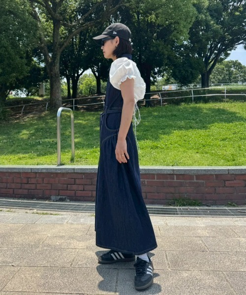 AMAIL(アマイル)の「Puff Crop Blouse(シャツ/ブラウス・レディース・ホワイト/ブラック・FREE)」の17枚目の写真