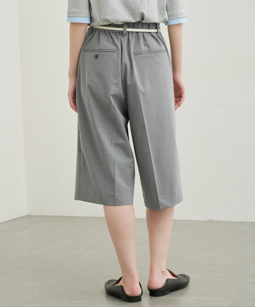 SLOBE IENA(スローブイエナ)の「《接触冷感/防シワ》2WAY TRトロバミューダスラックス(その他パンツ・レディース・グレー/ブラウン・36/38)」の9枚目の写真