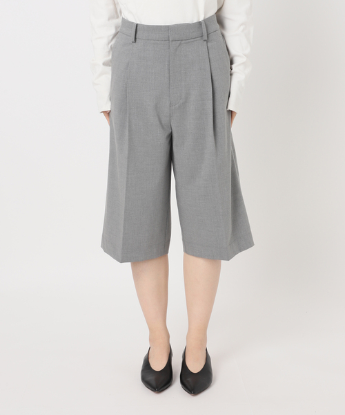 SLOBE IENA(スローブイエナ)の「《接触冷感/防シワ》2WAY TRトロバミューダスラックス(その他パンツ・レディース・グレー/ブラウン・36/38)」の21枚目の写真