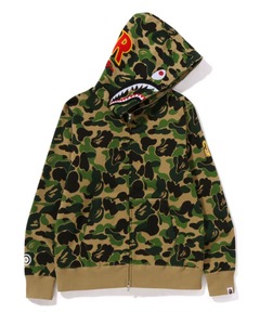 ABC CAMO SHARK FULL ZIP HOODIE（パーカー）｜A BATHING APE（ア
