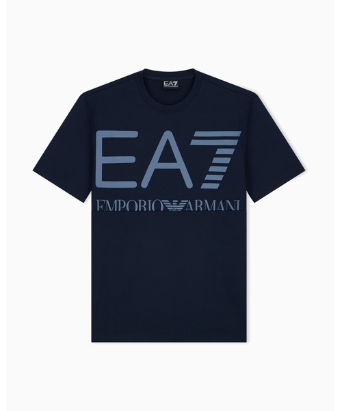 EMPORIO ARMANI EA7(エンポリオアルマーニイーエーセブン)の「<オンライン限定>【エンポリオ アルマーニ EA7】レギュラーフィット コットンTシャツ Logo Series(Tシャツ/カットソー・メンズ・ブラック/ネイビー/ホワイト・LARGE/X-LARGE/SMALL/MEDIUM/XX-LARGE/X-SMALL)」の10枚目の写真