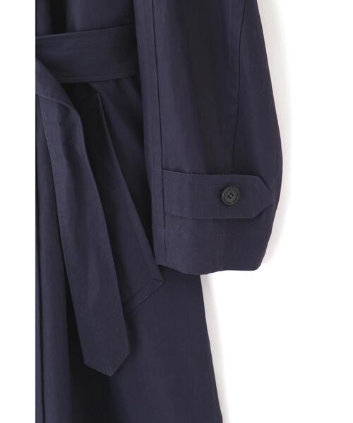 YLEVE(イレーヴ)の「YLEVE / HIGHDENSITY COTTON BROAD LINER COAT(トレンチコート・レディース・ネイビー/カーキ・0/1)」の5枚目の写真