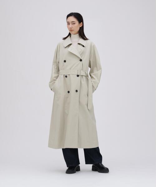 YLEVE(イレーヴ)の「YLEVE / HIGHDENSITY COTTON BROAD LINER COAT(トレンチコート・レディース・ネイビー/カーキ・0/1)」の10枚目の写真