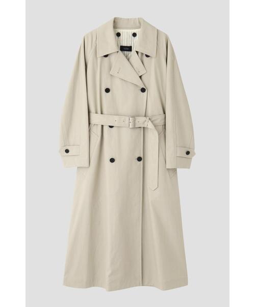 YLEVE(イレーヴ)の「YLEVE / HIGHDENSITY COTTON BROAD LINER COAT(トレンチコート・レディース・ネイビー/カーキ・0/1)」の11枚目の写真