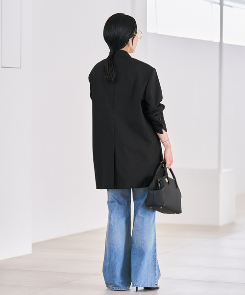 plage（プラージュ）の「Masculine Oversized ジャケット（テーラードジャケット・レディース・ブラウン/チャコールグレー/ベージュ・38/36）」の8枚目の写真