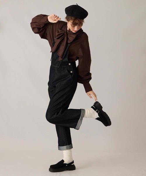 BONLECILL Marche(ボンルシールマルシェ)の「【BONLECILL Marche】ボリュームソールクロッグサボローファー(ローファー・レディース・ブラック/ブラック系1/ブラウン/ブラウン系1・S/XL/L/M)」の21枚目の写真