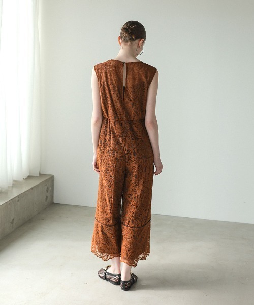 DONOBAN(ドノバン)の「【ANDRESD】Panel Embroidery All In One パーティーバッグ 結婚式 二次会 お呼ばれ フォーマル オケージョン(サロペット/オーバーオール・レディース・ブラック/アイボリー/ブラウン・S/M)」の15枚目の写真